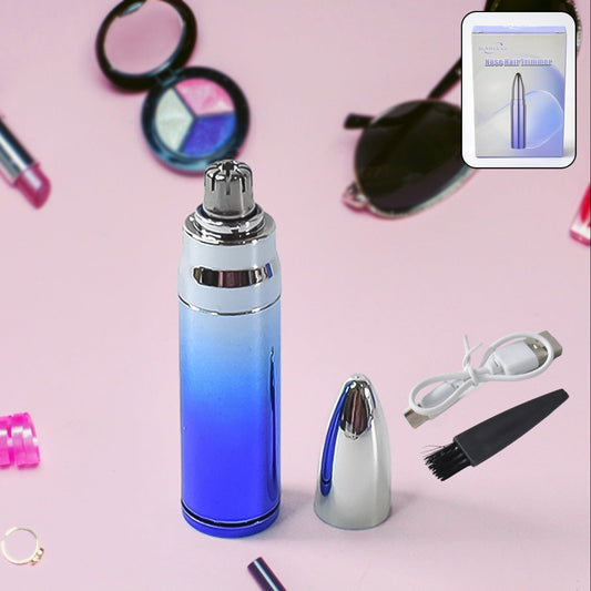 Electric Nose & Ear Hair Trimmer for Men & Women - USB Rechargeable, Waterproof (1 Pc) - Happy Price - Image 1