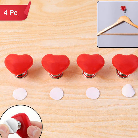 Heart Shaped Cabinet Knobs and Drawer Pulls - Set of 4 - Happy Price - Image 1