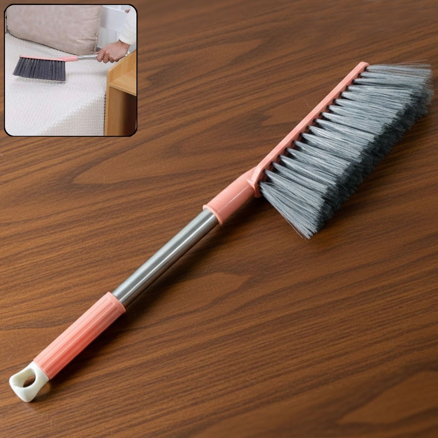 46cm Long Handle Cleaning Brush for Home & Car Dusting (1 Pc) - Happy Price - Image 1