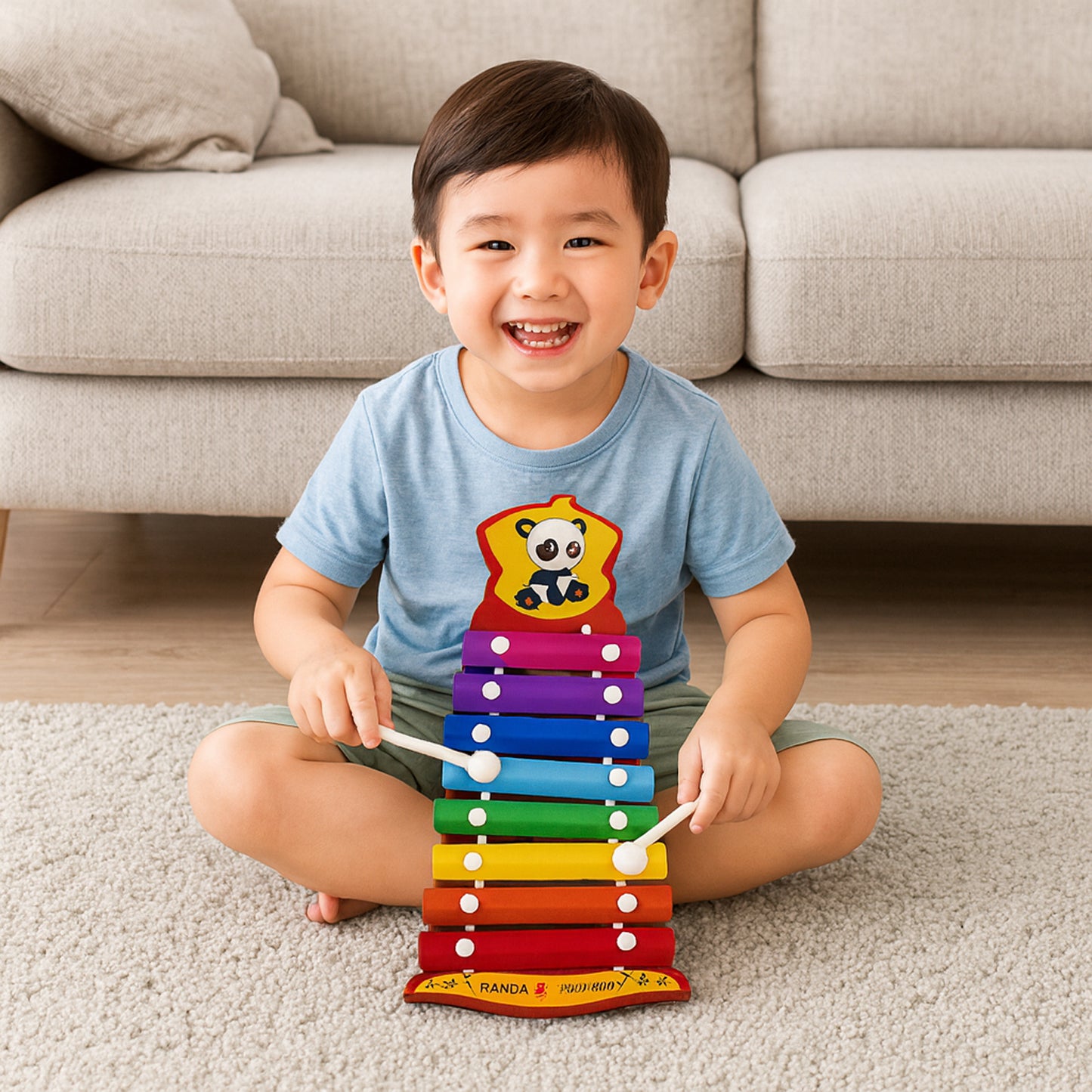Vibrant Musical Xylophone Toy for Kids with 2 Mallets - Early Learning Instrument - Happy Price - Image 6