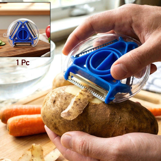 3-in-1 Kitchen Peeler with Stainless Steel Blades (1 Pc) - Happy Price - Image 1