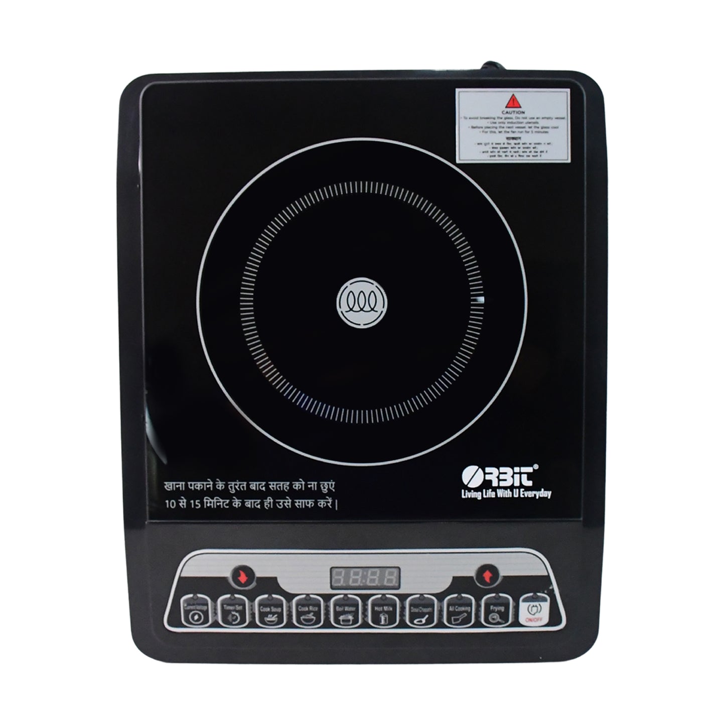 2000W Digital Induction Cooker with Touch Control & LED Display - 1 Pc - Happy Price - Image 2