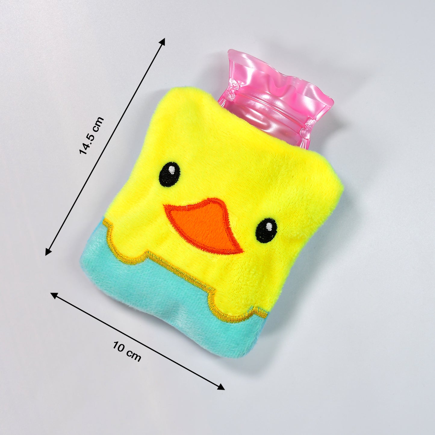 Yellow Duck Design Small Hot Water Bag With Cover For Pain Relief Neck Shoulder Pain And Hand Feet Warmer Menstrual Cramps. - Happy Price - Image 4