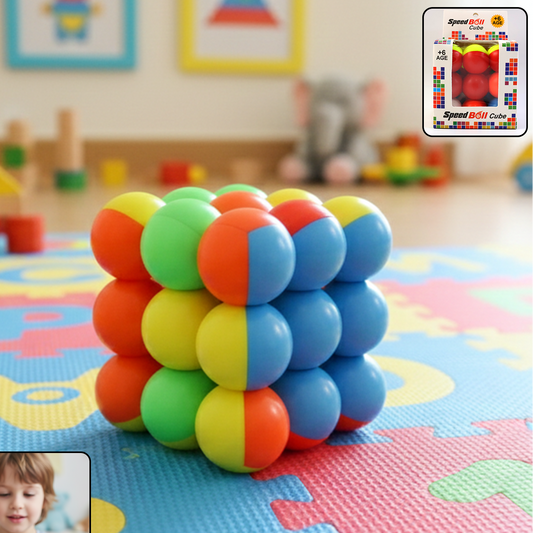 Speed Ball Cube Toy - 288 Balls for Cognitive Fun - Happy Price - Image 1