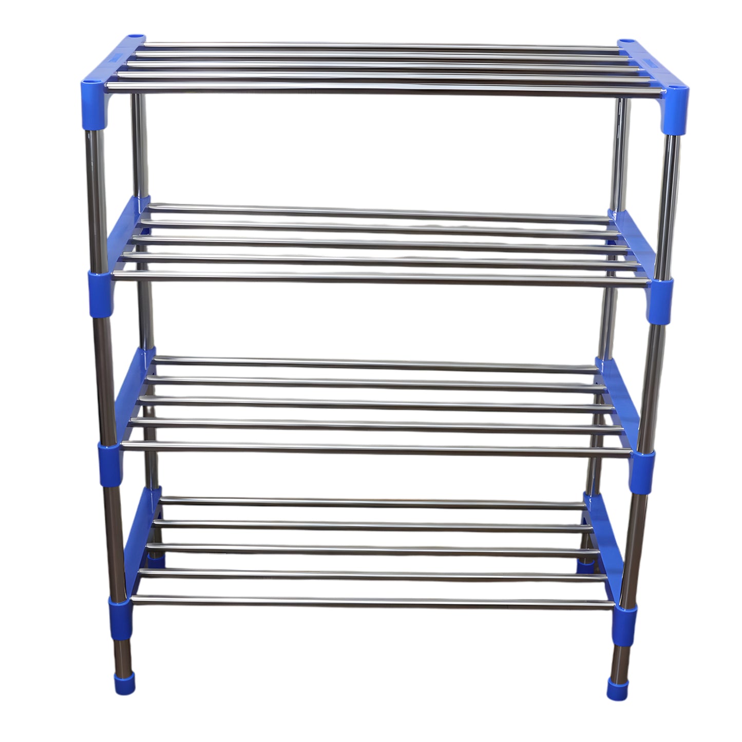 4-Tier Stainless Steel Shoe Rack Organizer for Home & Dorm - Happy Price - Image 2