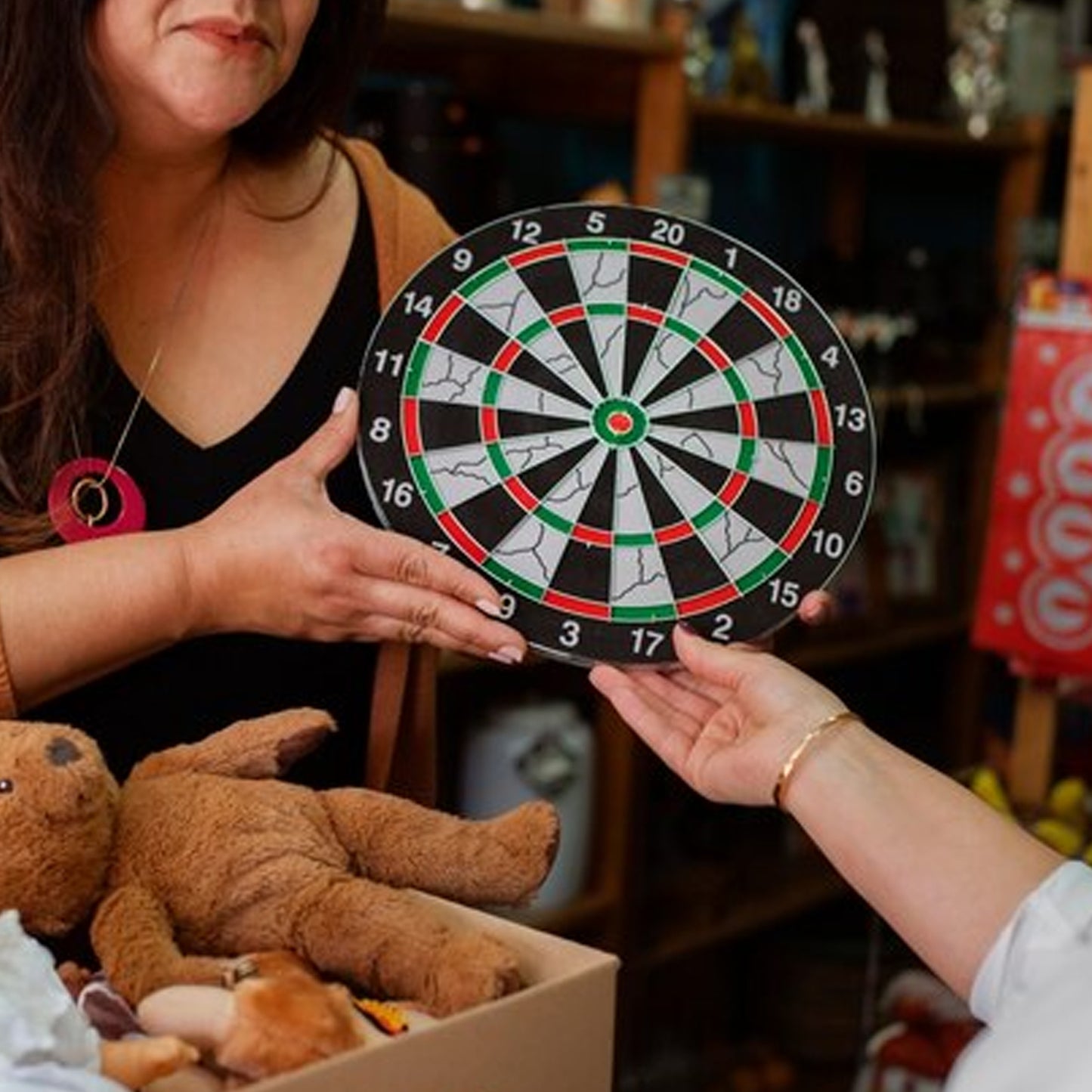 Magnetic Dart Board Game Set With 6 Safe Darts For Kids  Adults - Happy Price - Image 5