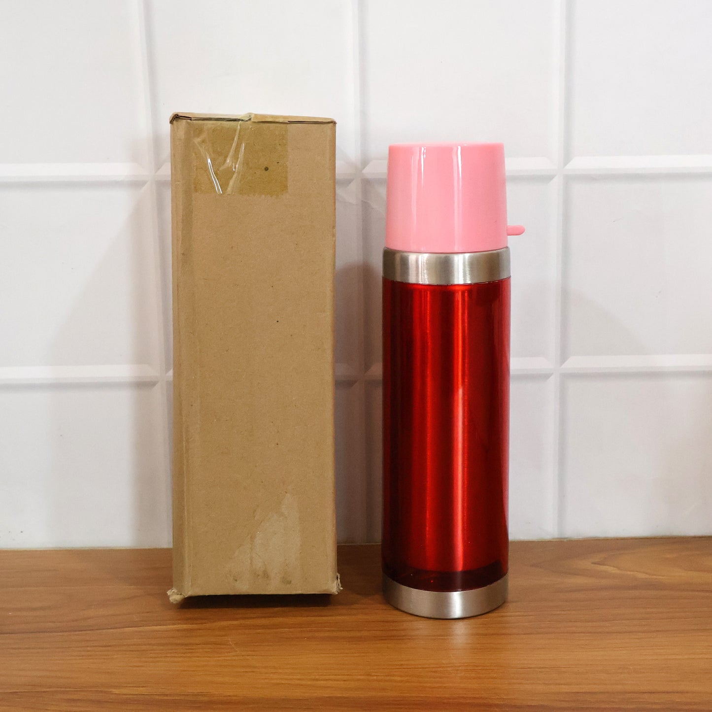 500ml Stainless Steel Vacuum Insulated Flask Bottle (1 Pc) - B-Grade - Happy Price - Image 7