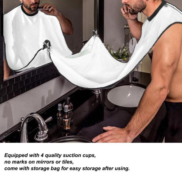 Beard Apron Hair Clippings Catcher Grooming Bib - Happy Price - Image 2