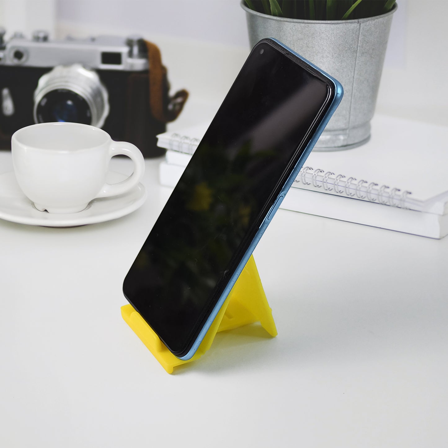 Adjustable Foldable Plastic Mobile Phone Stand (1 Pc  Mix Color) - Happy Price - Image 6