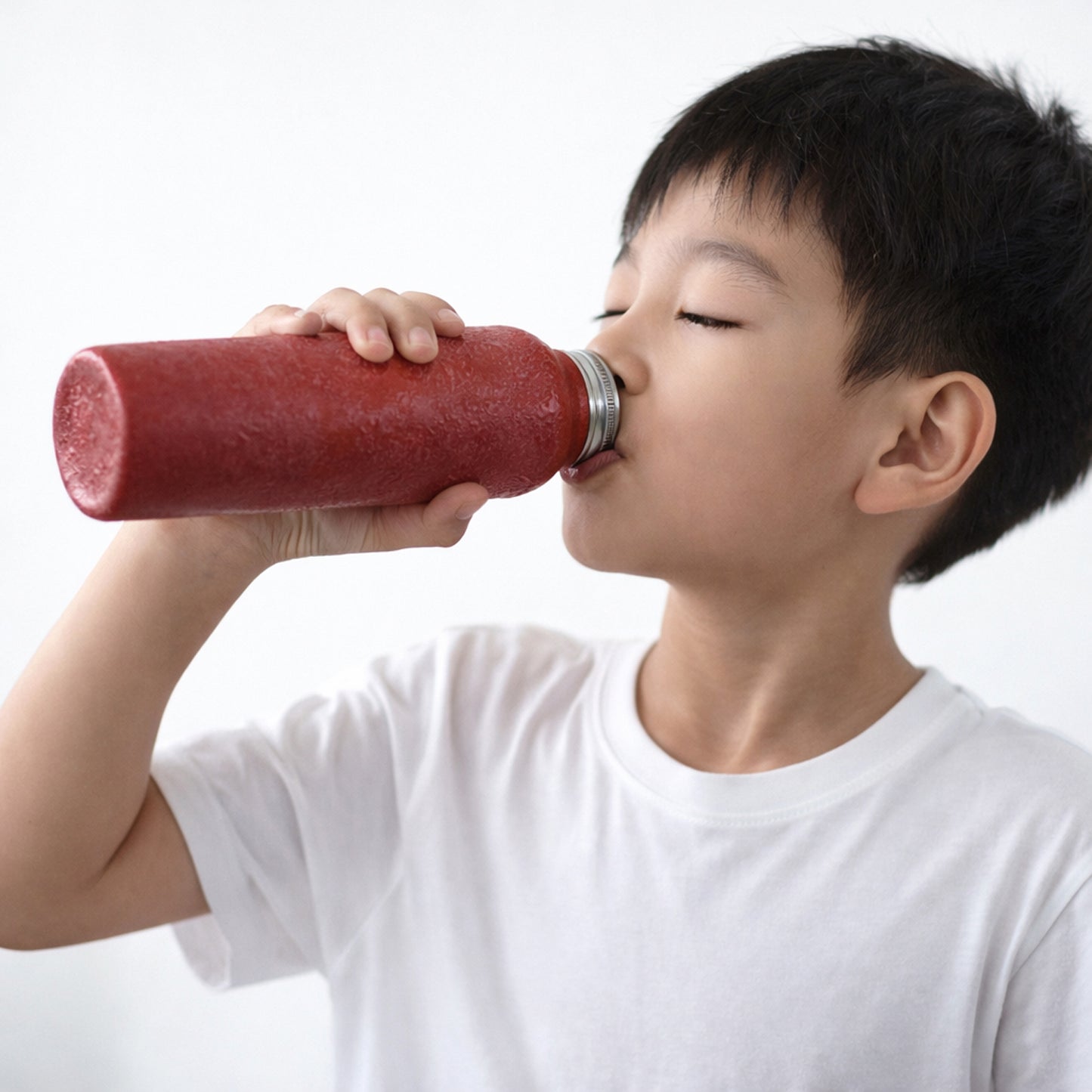 1000 ML Red Stainless Steel Water Bottle (1 Pc) - Leak-Resistant - Happy Price - Image 3