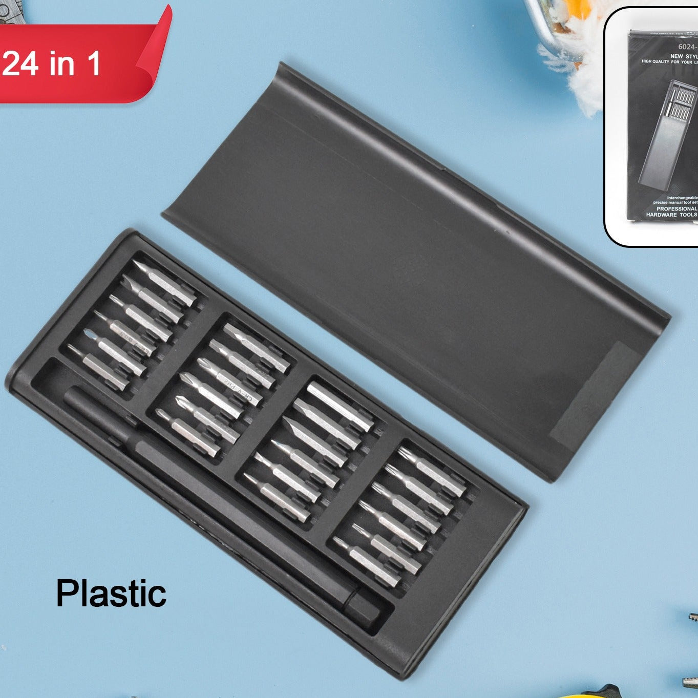 Plastic 24 In 1 Precision Screwdriver Plastic - Happy Price - Image 1
