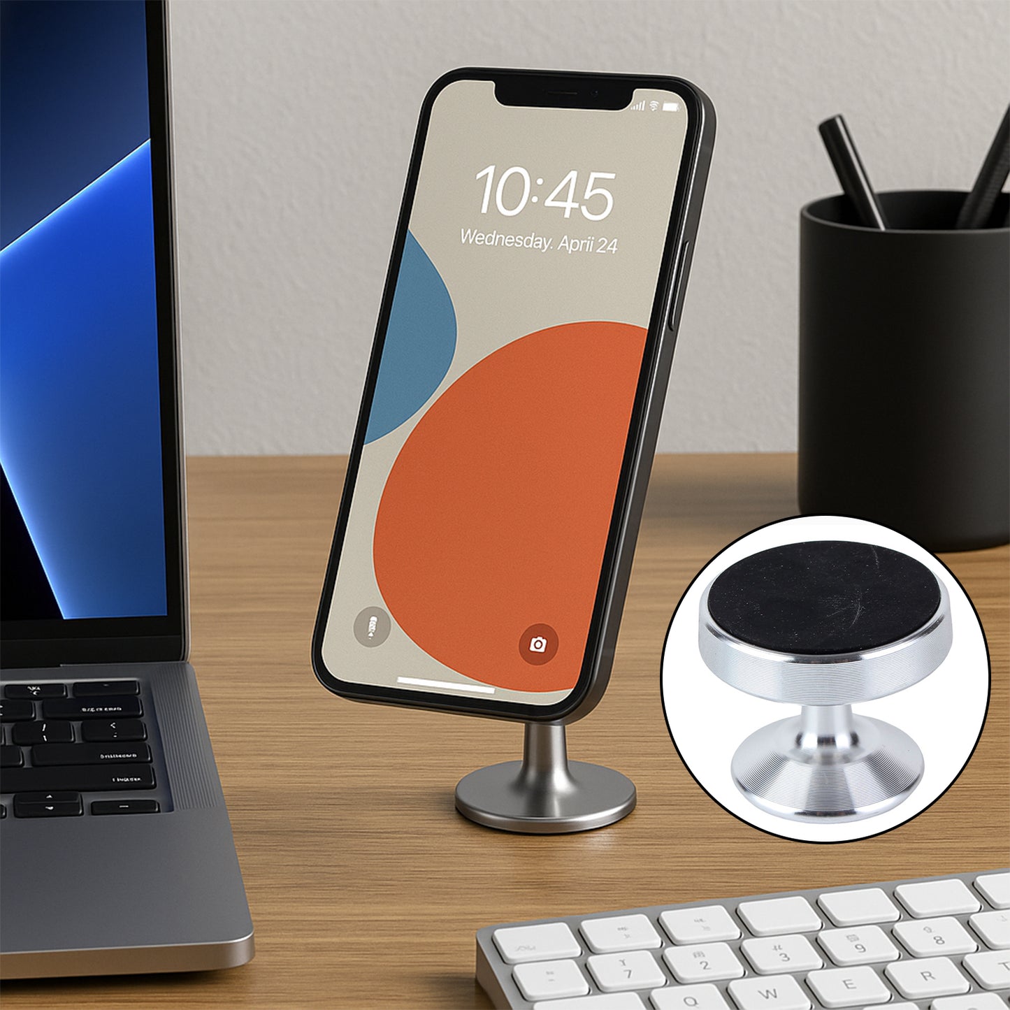 Universal Magnetic Mobile Phone Holder Stand - Happy Price - Image 3