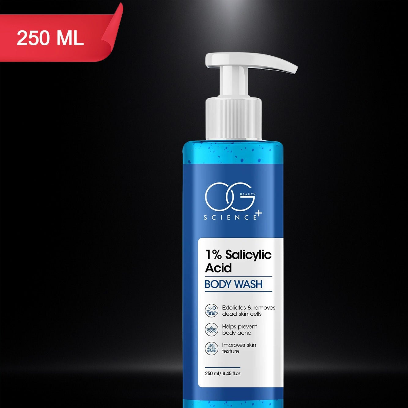 1% Salicylic Acid Body Wash for Acne Control - 250 ML - Happy Price - Image 1