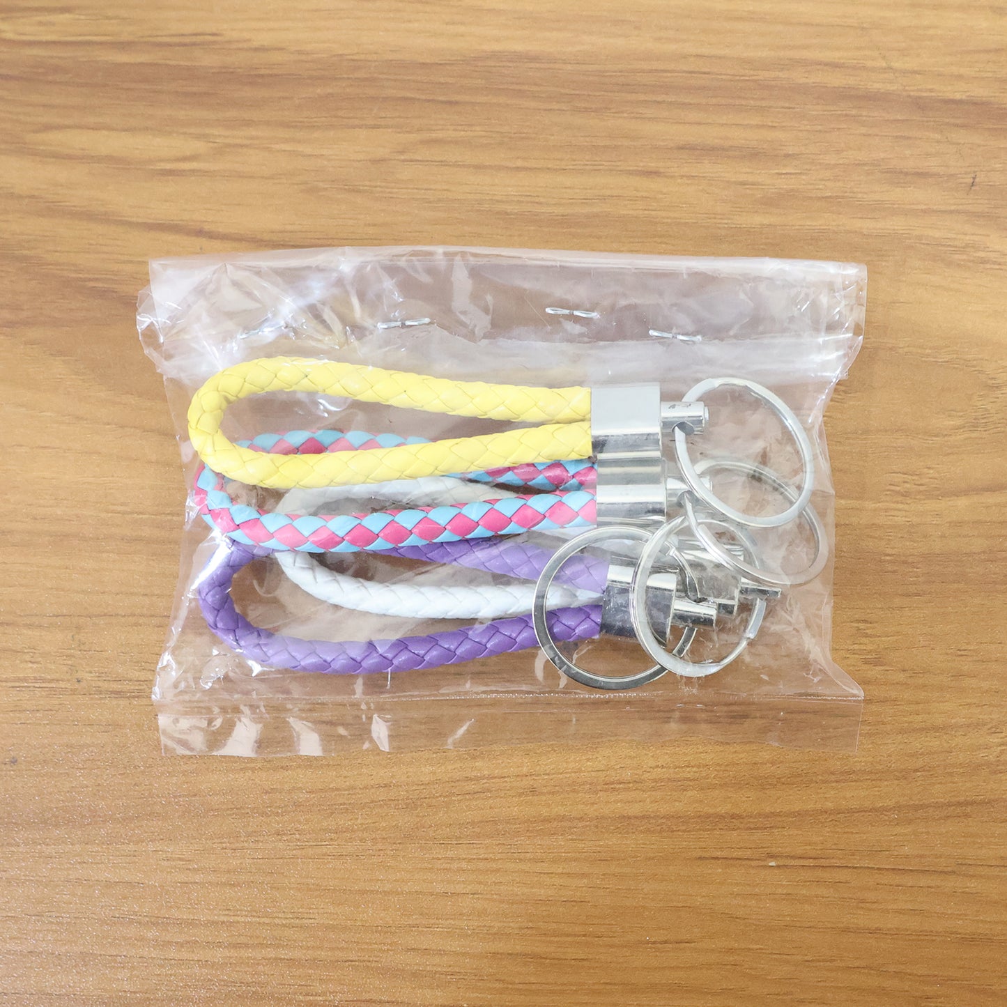 Braided Loop Keychain Set - 4 Pcs for Car, Bike, Home Keys - Happy Price - Image 5