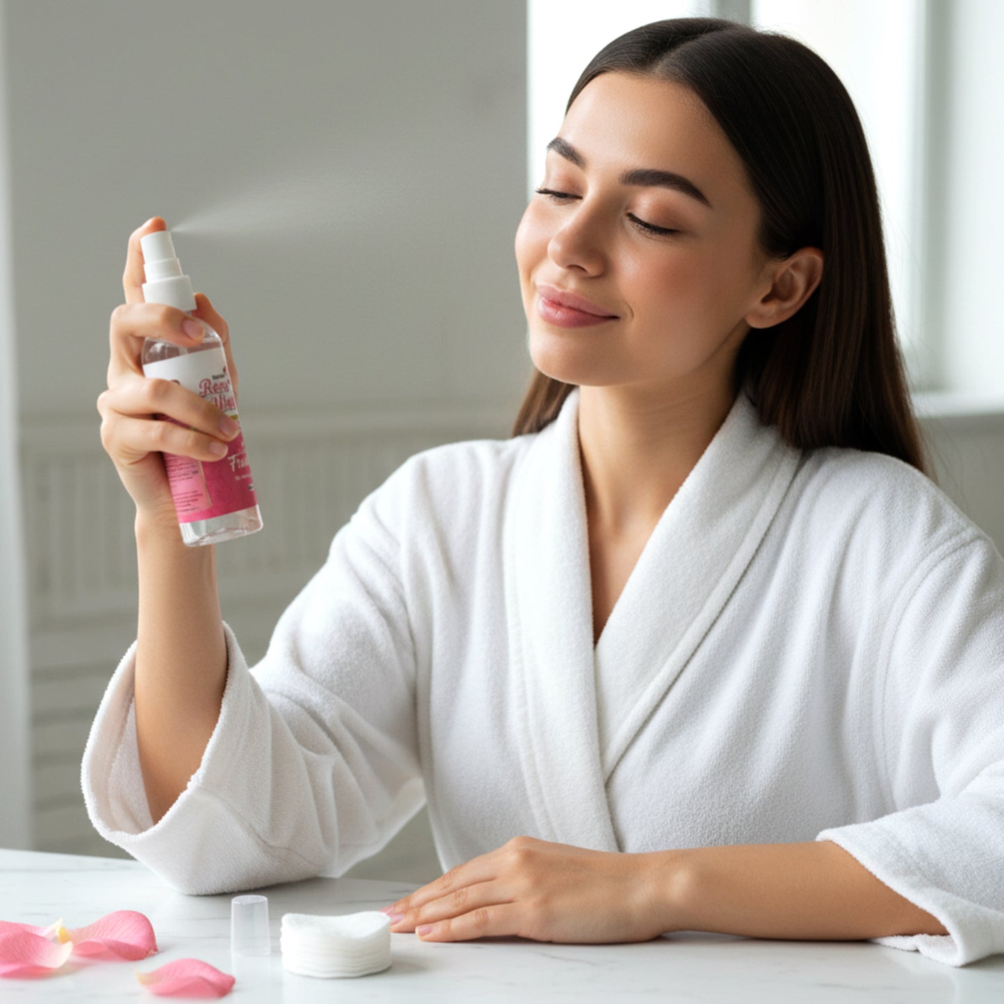 Rose Water Face Mist Set - 3 x 100 ML Bottles - Happy Price - Image 5