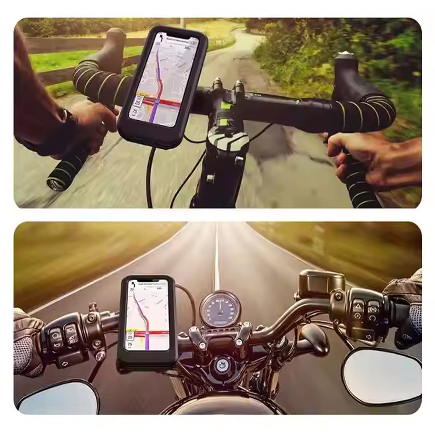 360° Rotating Waterproof Bike Phone Holder with Touchscreen Access (1 Pc) - Happy Price - Image 4