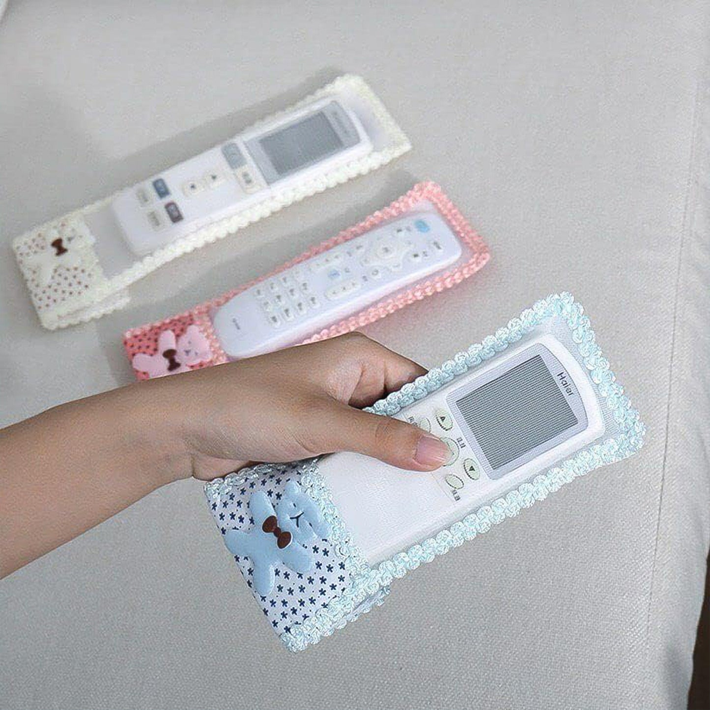 Cartoon Cloth Lace Remote Control Cover Remote Case (1 Pc  218 Cm  Medium) - Happy Price - Image 4