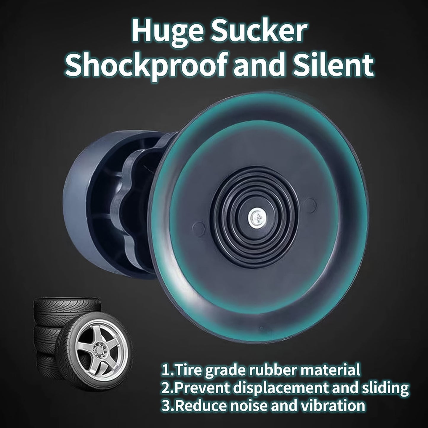 Adjustable Multipurpose Antivibration For Appiances (Set Of 4pc) - Happy Price - Image 6