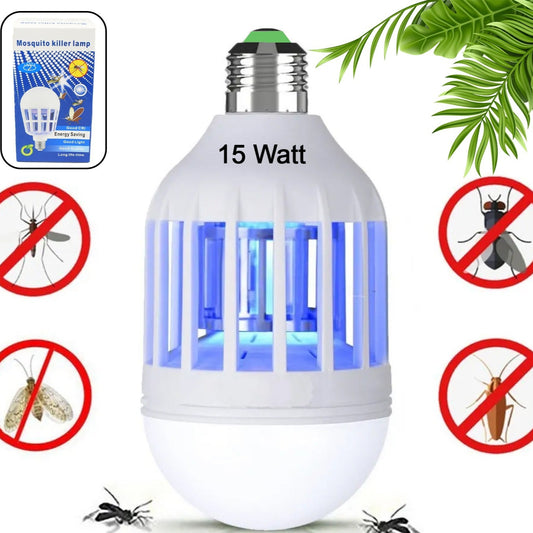 12w  15w  Mosquito Killer Lamp E27 Summer Moths Flying Insects Led Zapper Mosquito Killer Lamp Light Bulb Household - Happy Price - Image 1