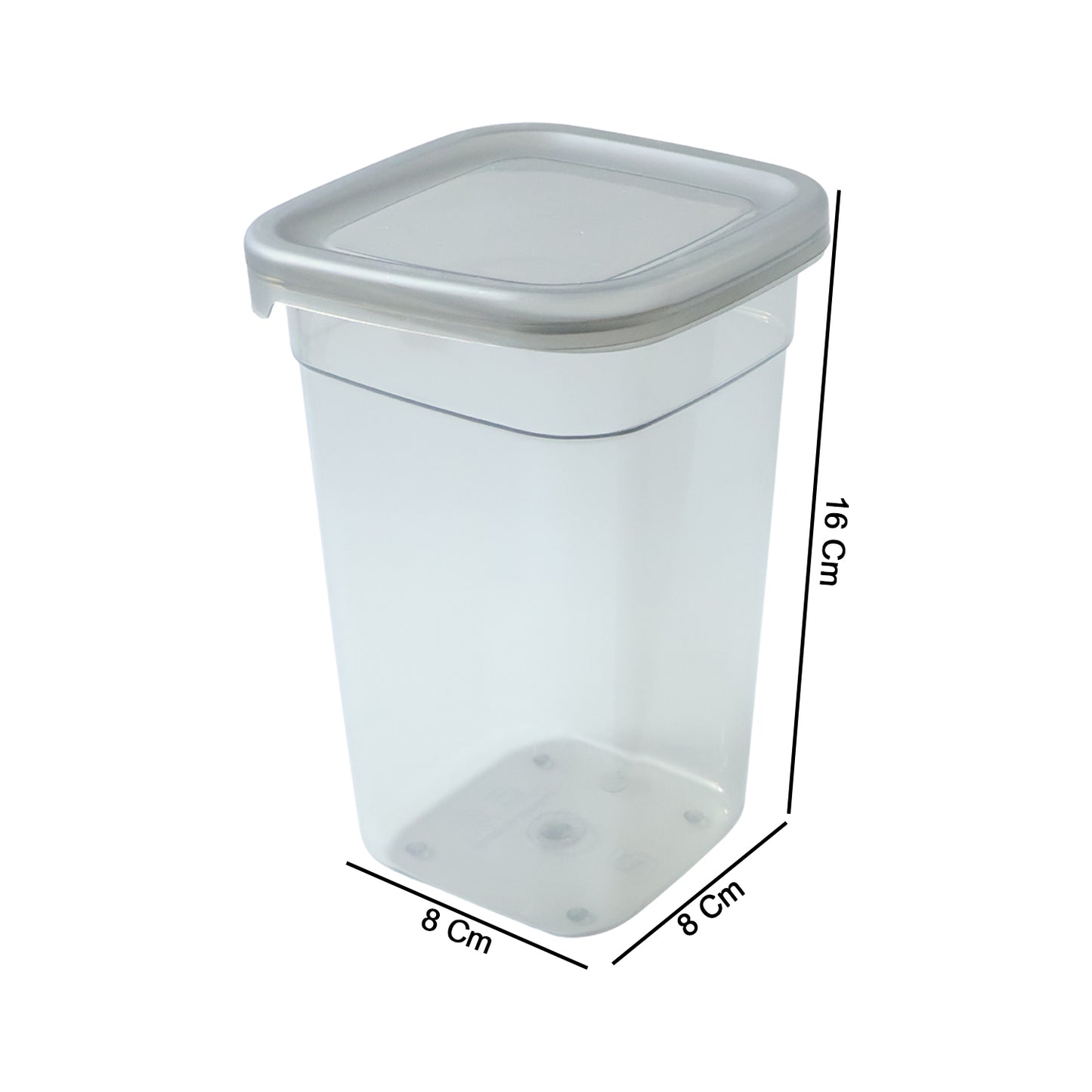 Plastic Food Storage Container Set - 1200 ML Each, 6 Pieces - Happy Price - Image 5