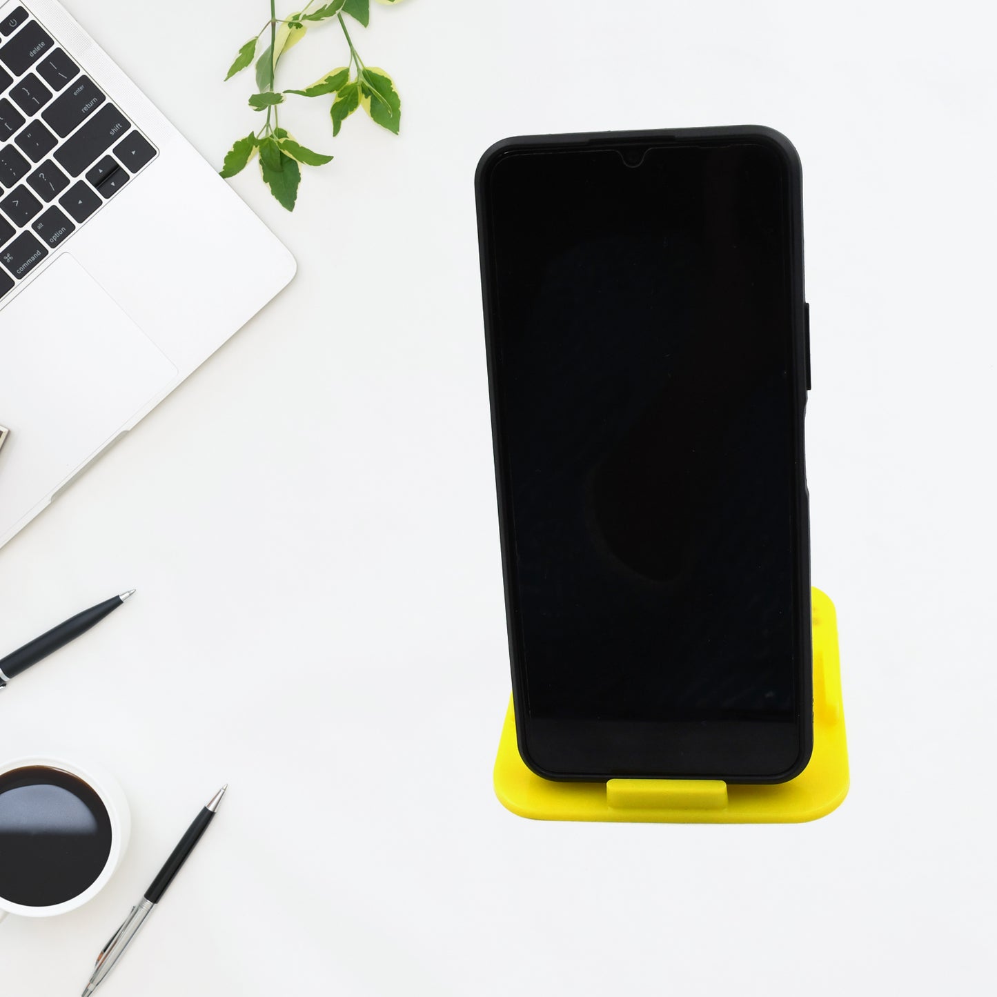 Virgin Mobile Accessories Universal Portable Four-sided Pyramid Shape Desktop Table Mobile Holder Stand For Car Dashboard Recording On Desk Vent Office Holder - Happy Price - Image 5