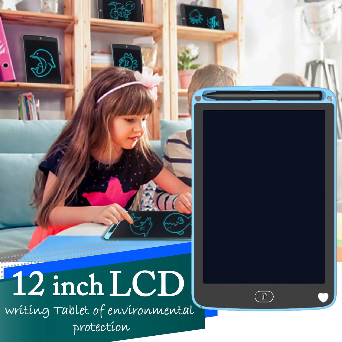 Portable Lcd Writing Tablet Paperless Memo Digital Tablet Pad - Happy Price - Image 2
