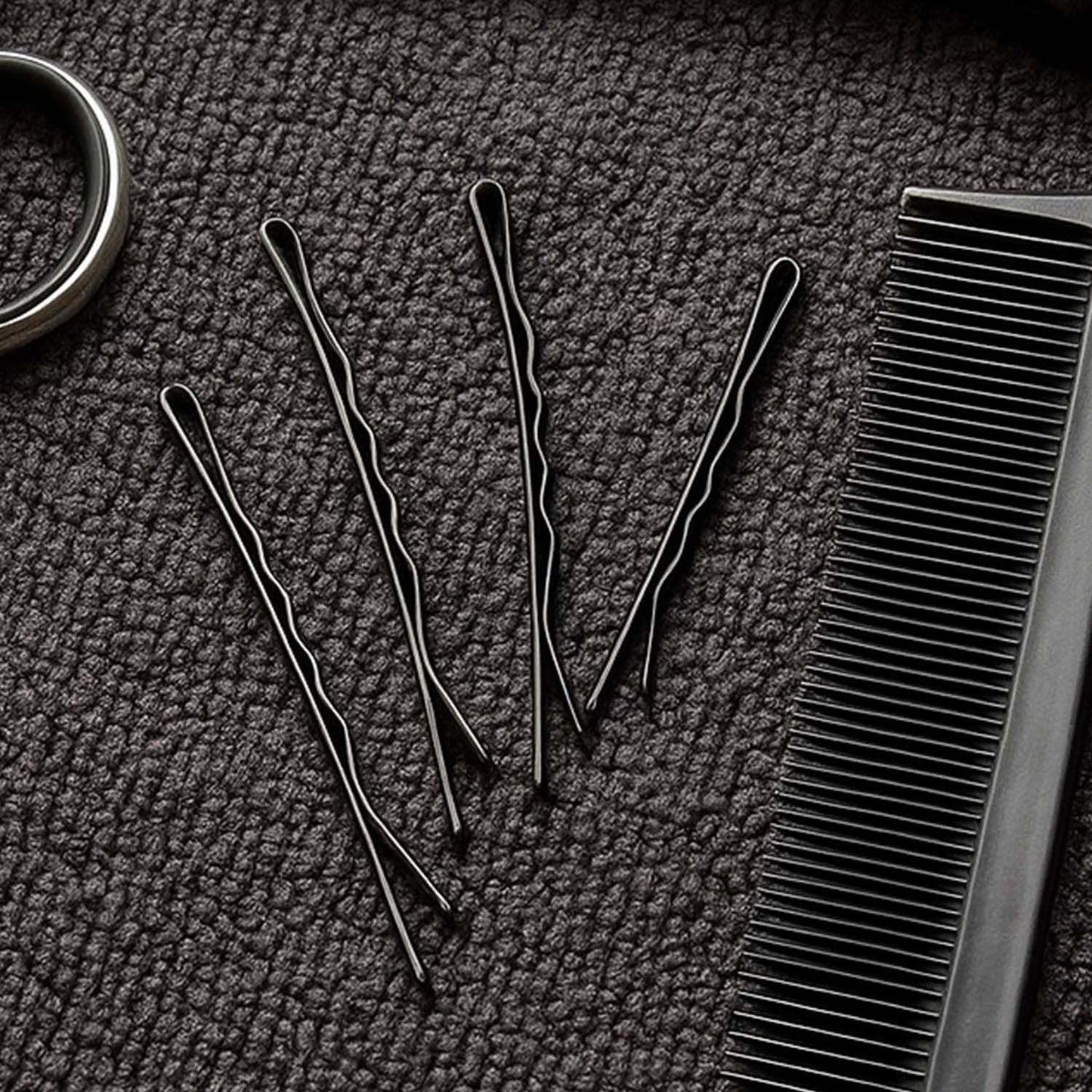 Big Black Bobby Hair Pins - 24 Pcs Set for Secure Styling - Happy Price - Image 3