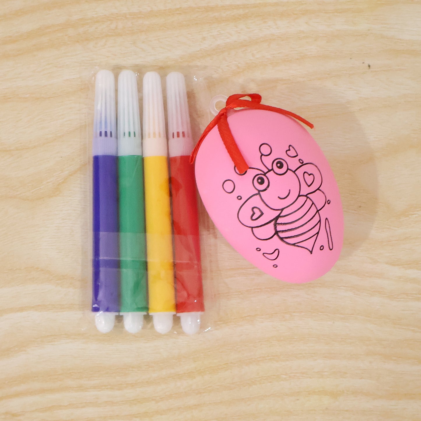 Creative Egg Decorating Art Kit for Kids - Includes Craft Egg & Colour Pens (1 Set) - Happy Price - Image 7