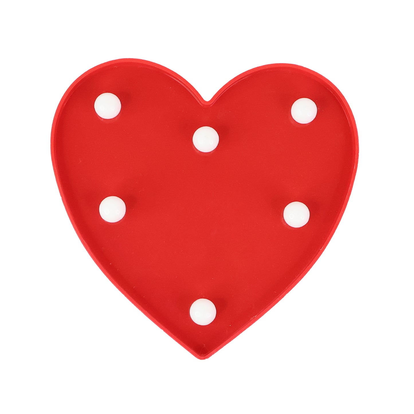 Heart Shape LED Night Light - Battery Operated Decorative Lamp (1 Pc) - Happy Price - Image 2