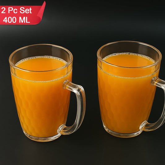 Apex Mocktail Mug Glass (2 Pc Set  400 Ml) - Happy Price - Image 1