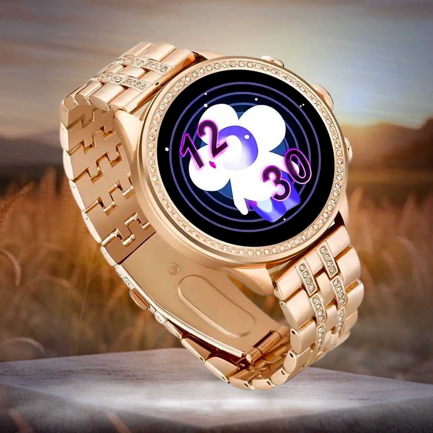 Gen 9 Diamond Strap Latest Smartwatch Hd Display 2 Straps (1 Set) - Happy Price - Image 2