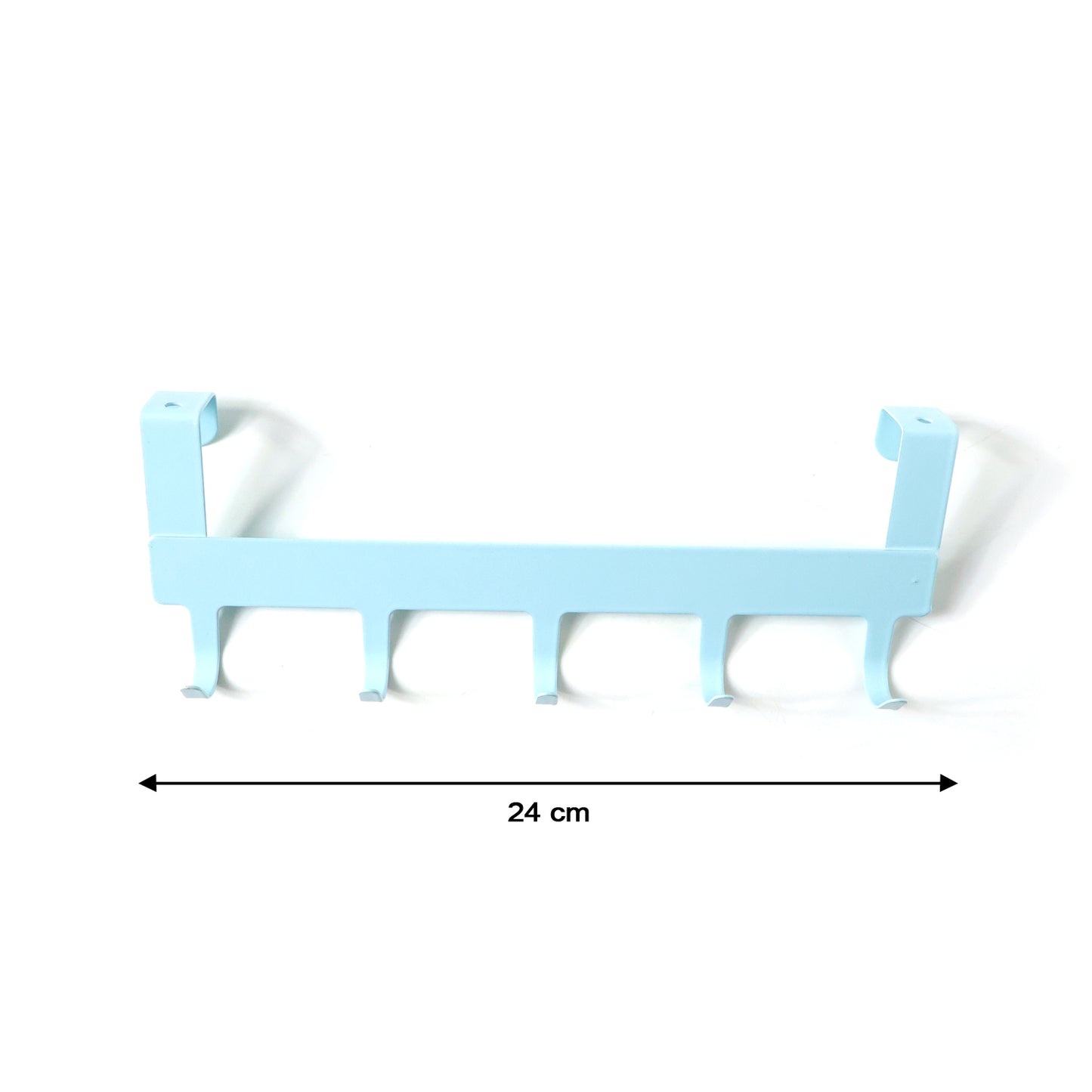 Metal 5 Hook Over-the-Door Organizer Rack (1 Pc) - Happy Price - Image 5