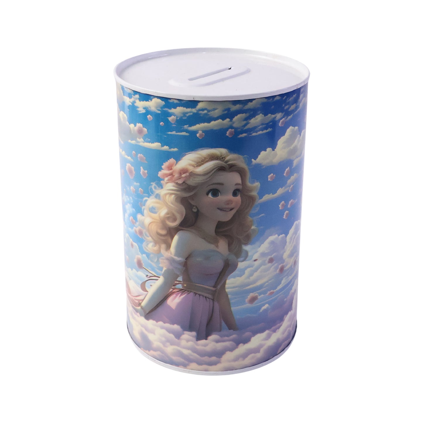 Cute Princess Design Metal Coin Box - 1 Pc Kids Money Bank - Happy Price - Image 4