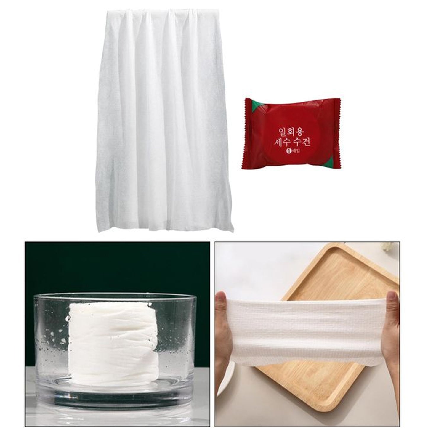 Compressed Towels Portable Disposable Compressed Cotton Coin Tissue Towel For Travel Camping Hiking Sport Beauty Salon Home Hand Wipes (28x40 Inch) - Happy Price - Image 5