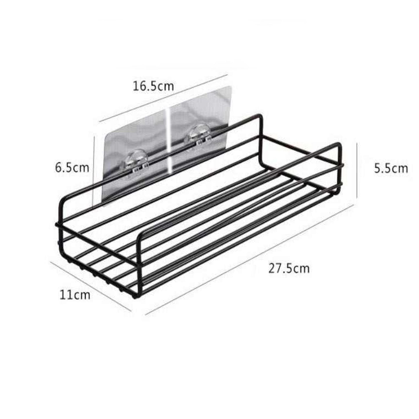 Multipurpose Wall Mount Metal Bathroom Shelf And Rack For Home And Kitchen. - Happy Price - Image 4