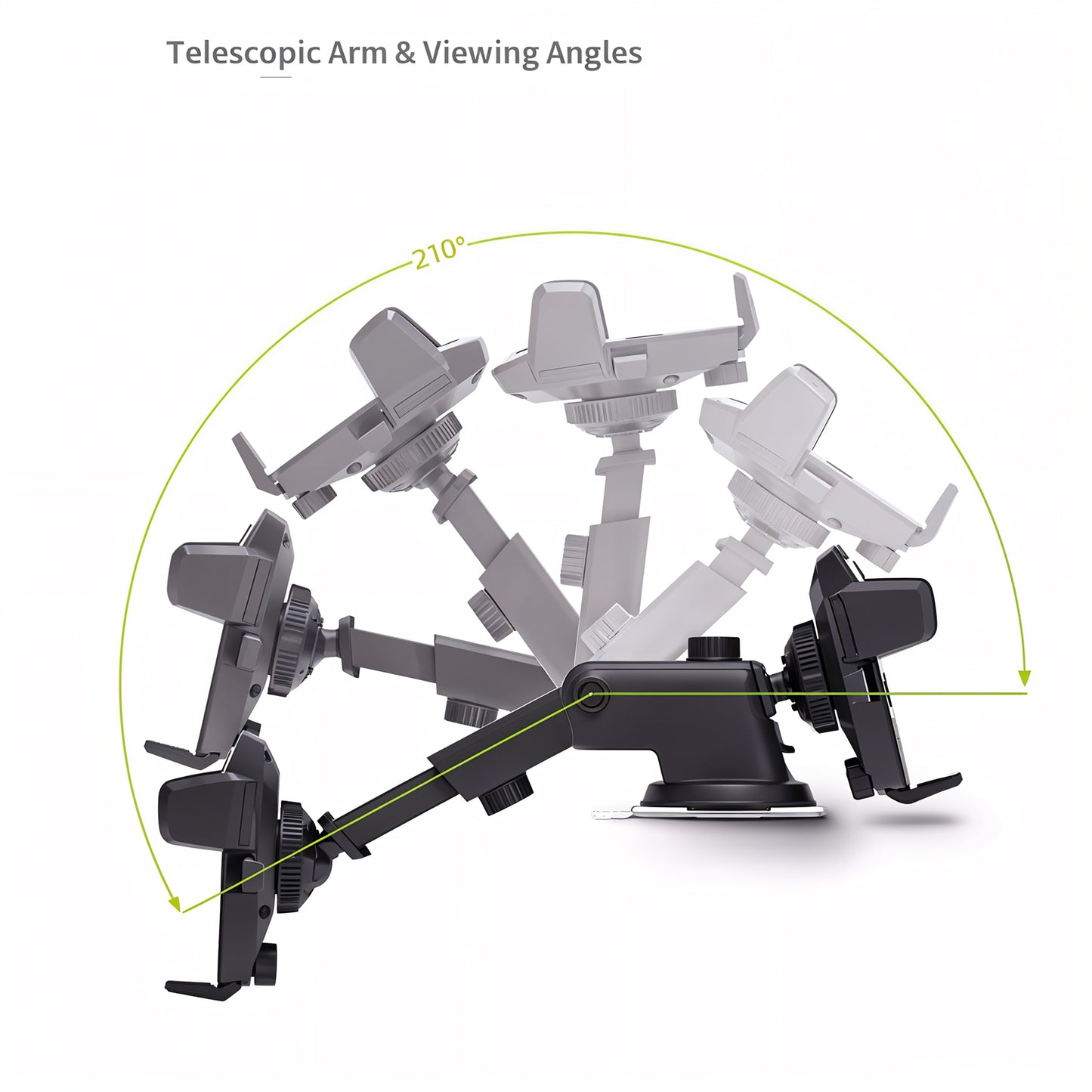 Universal Car Mobile Phone Holder Universal Car Mobile Phone Holder (1 Pc) - Happy Price - Image 3