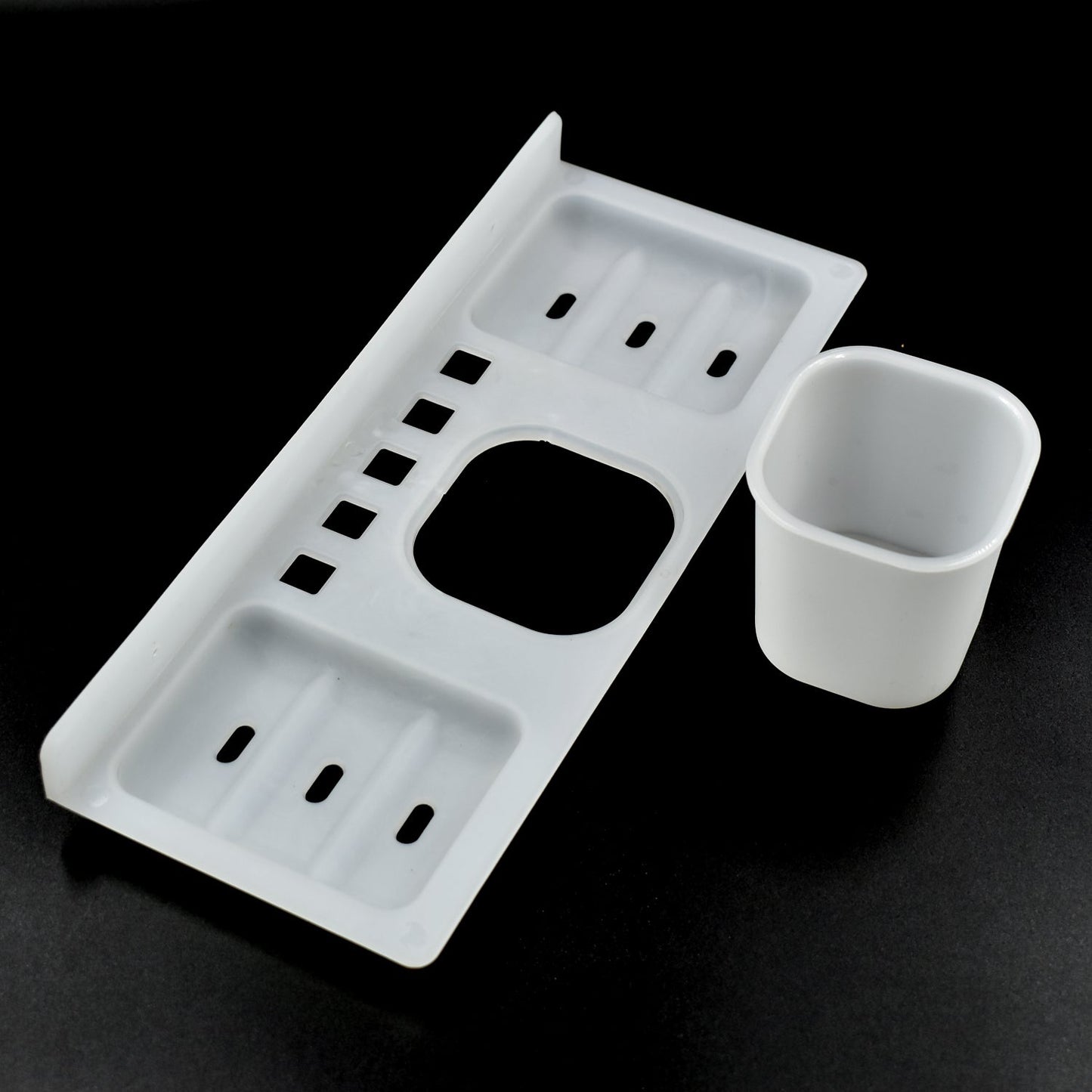 4 In 1 Plastic Soap Dish And Plastic Soap Dish Tray Used In Bathroom And Kitchen Purposes. - Happy Price - Image 5