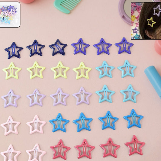Metal Hair Clip Set For Girls (30 Pc) - Happy Price - Image 1