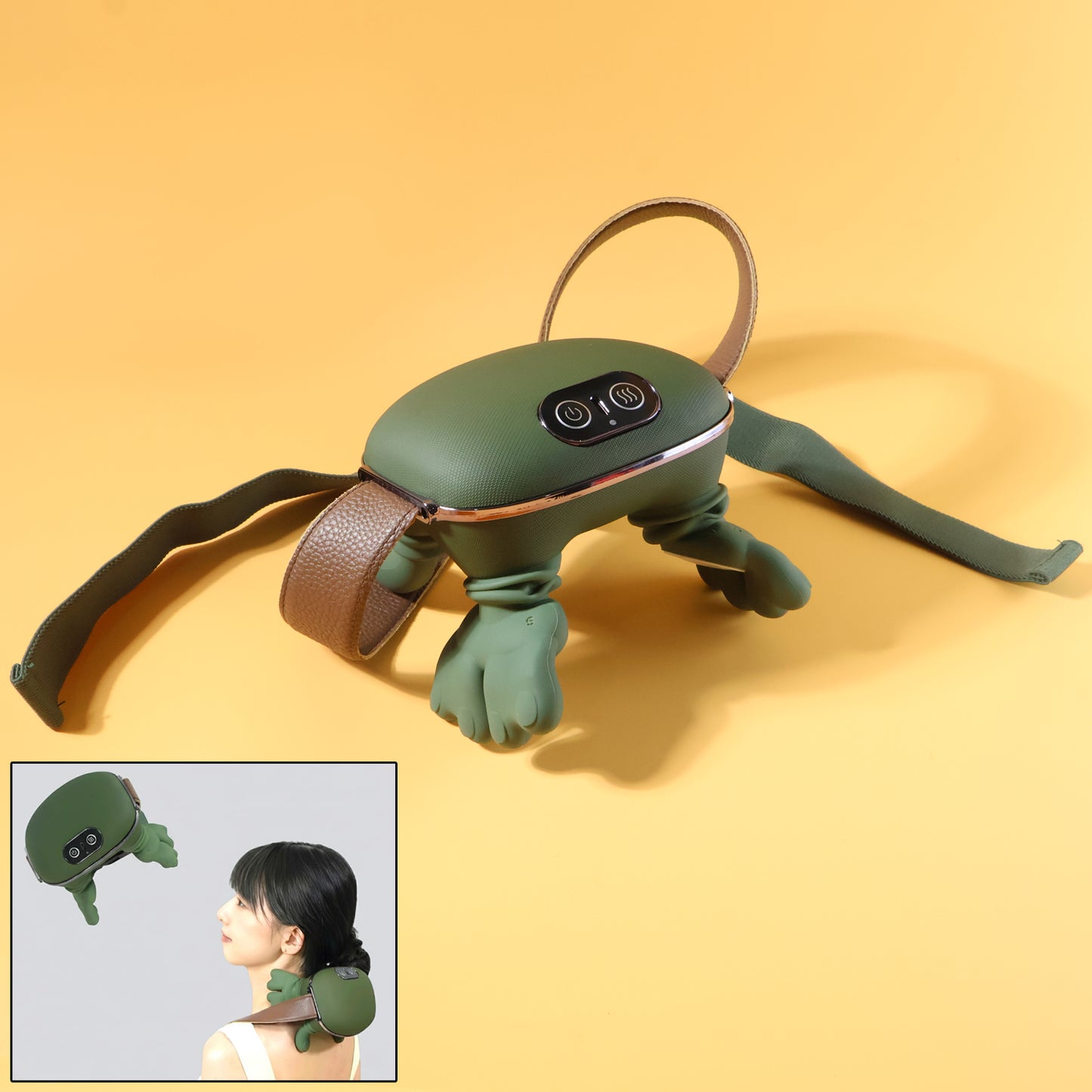 Rechargeable Neck & Shoulder Massager with Heat and Deep Kneading - Happy Price - Image 7