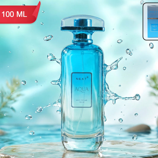 Next Premium Aqua Eau De Perfume 100 ML - Fresh Aquatic Scent for Men & Women - Great Price - Image 1