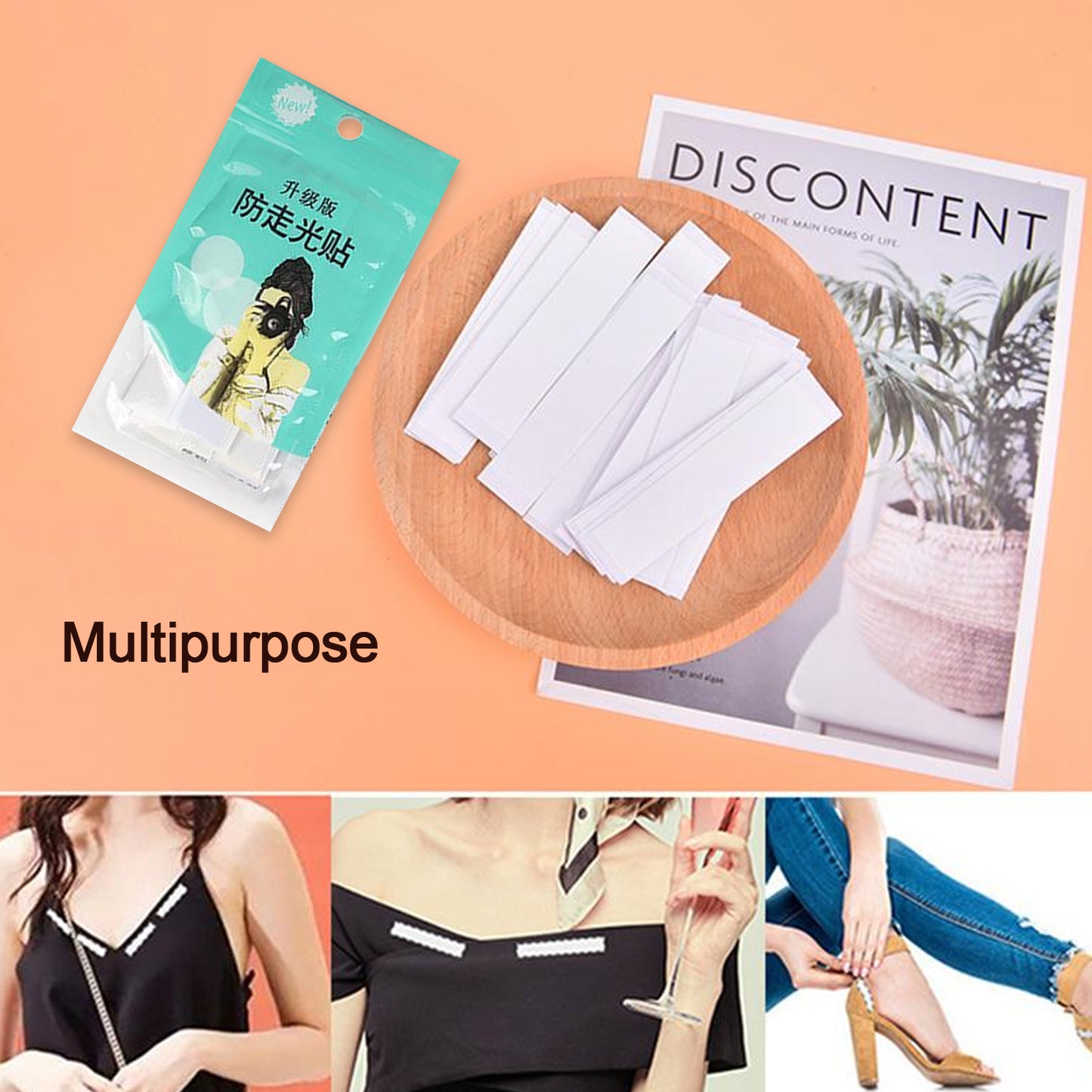 Waterproof Anti-skid Disposable Double Sided 36 Adhesive Transparent Clear Medical Tape For Lingerie - Happy Price - Image 5