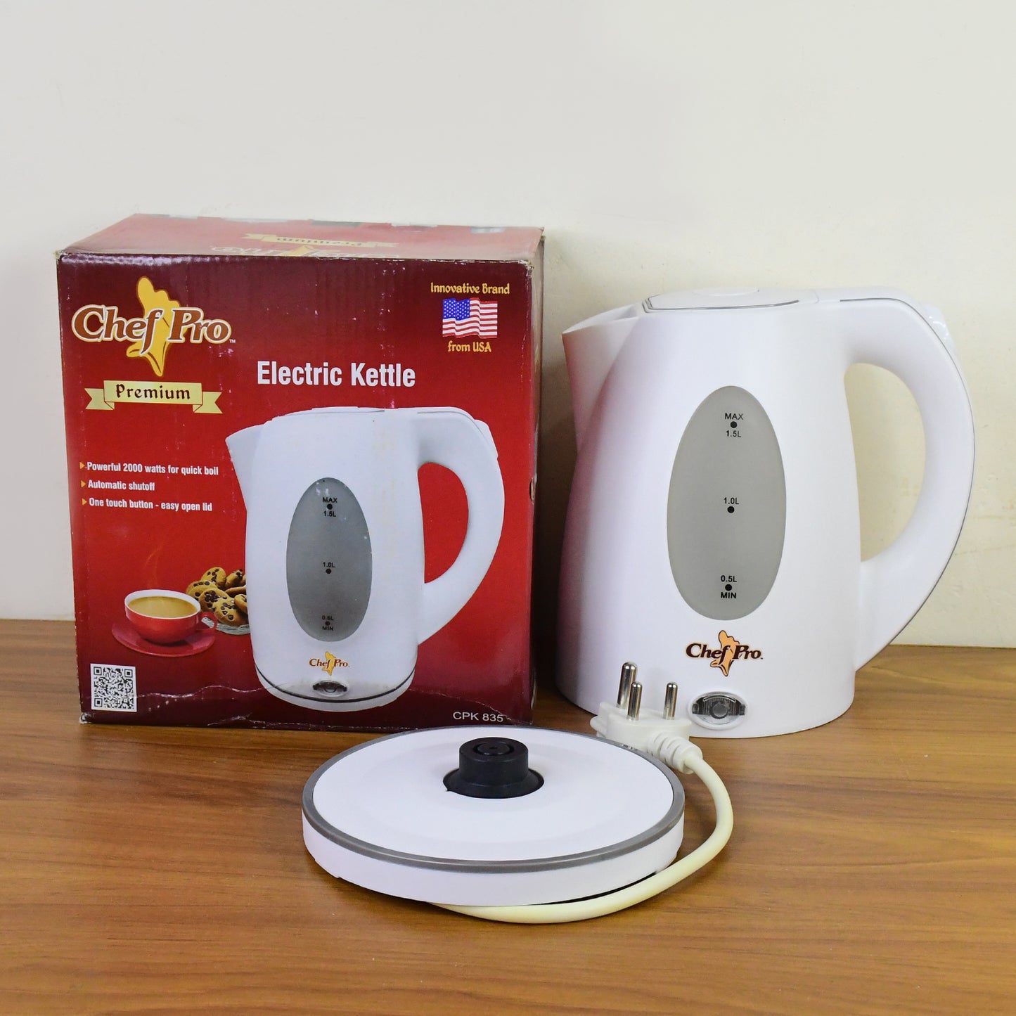 Orbit 1.5L Electric Kettle with Auto Shut-Off, Fast Boil - Happy Price - Image 7