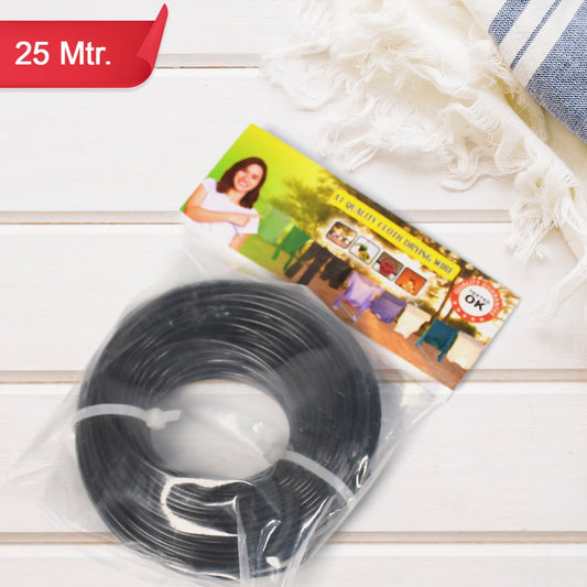 Cloth Drying Wire High Quality Agriculture  Gardening Use Wire ( 25mtr ) - Happy Price - Image 1