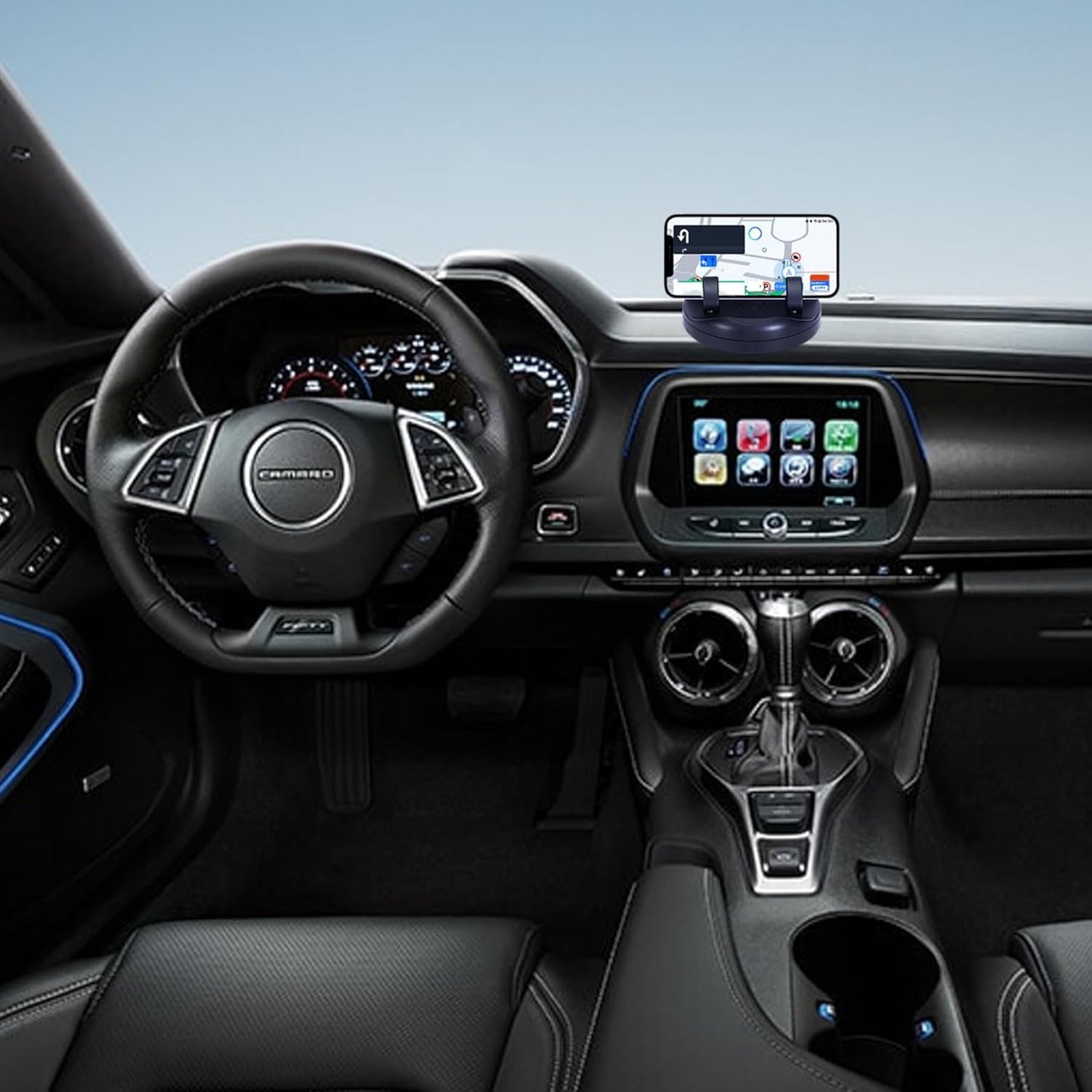 2 In 1 Car Anti-slip Mat Phone Holder Non Slip Sticky Phone Mount Holder (1 Set) - Happy Price - Image 3