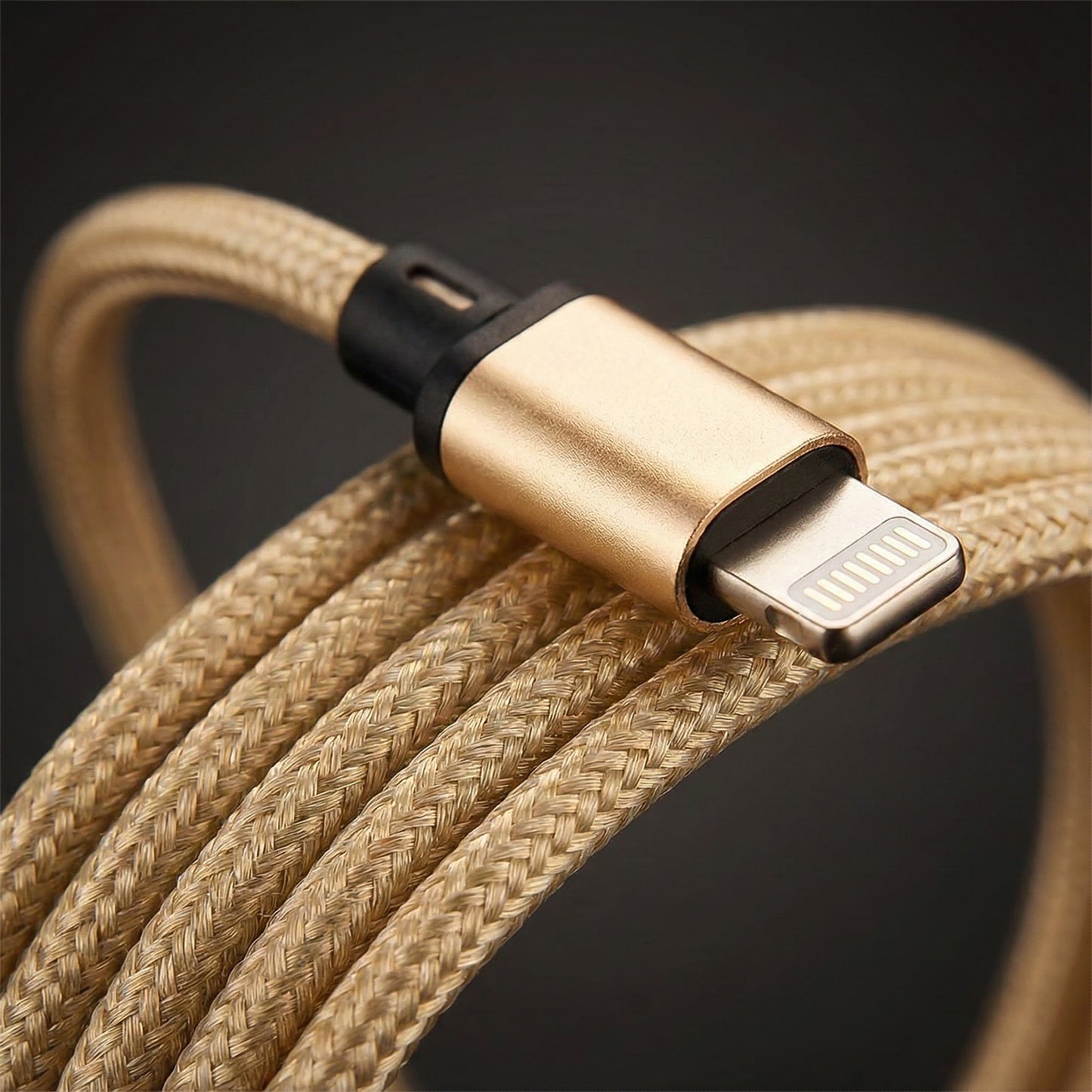 1 Meter Braided Lightning Cable for iPhone Charging - Happy Price - Image 5