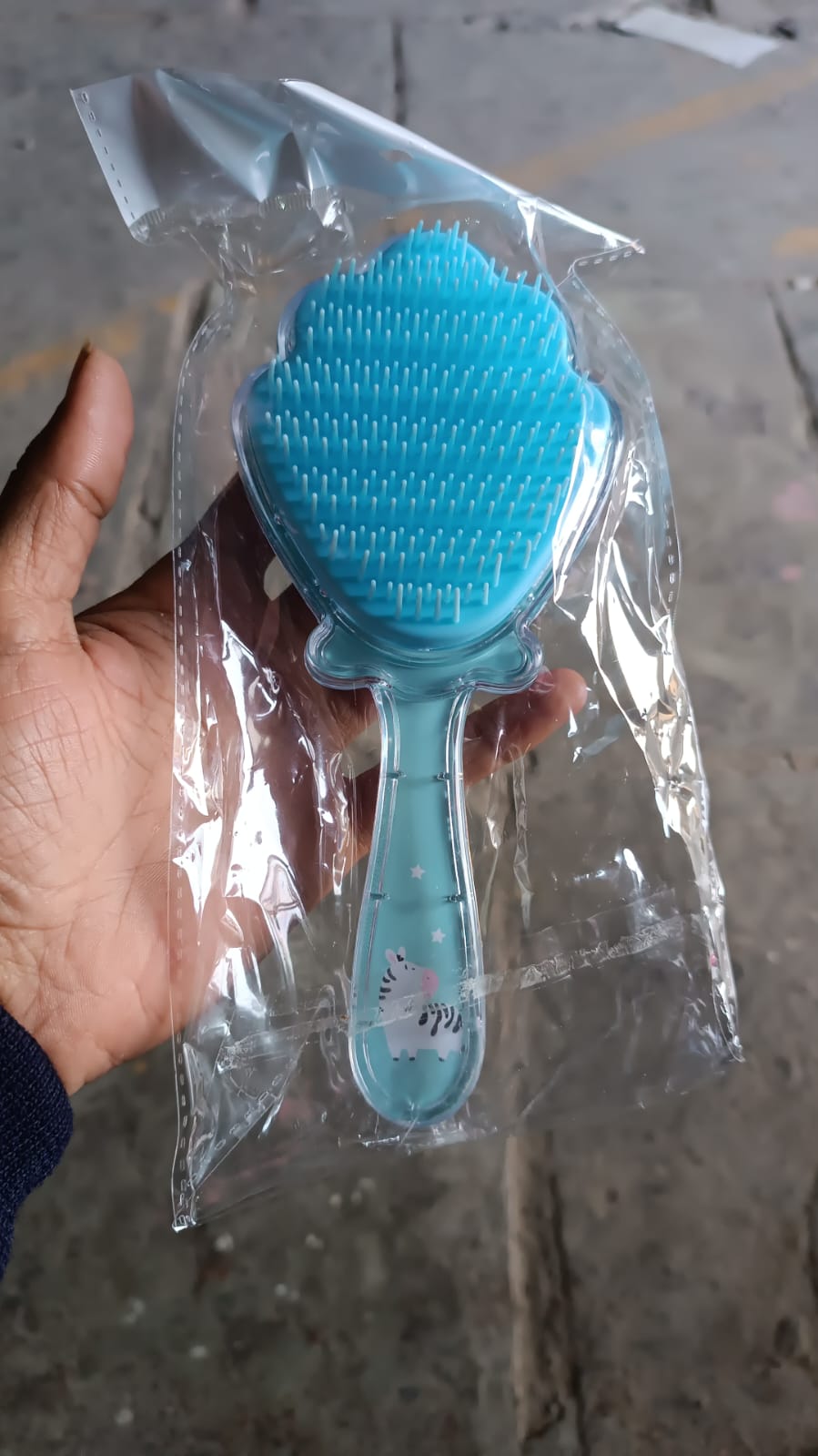 Cartoon Hair Brush Massage Shower Comb Blur Wet Salon (1 Pc ) - Happy Price - Image 7