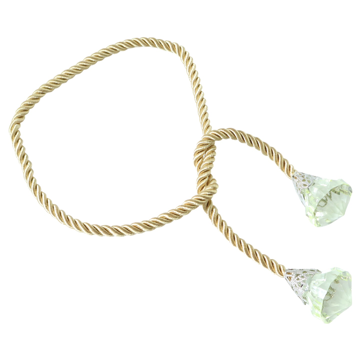 Decorative Curtain Tieback with Crystal Drop Ends (1 Pc) - Happy Price - Image 4