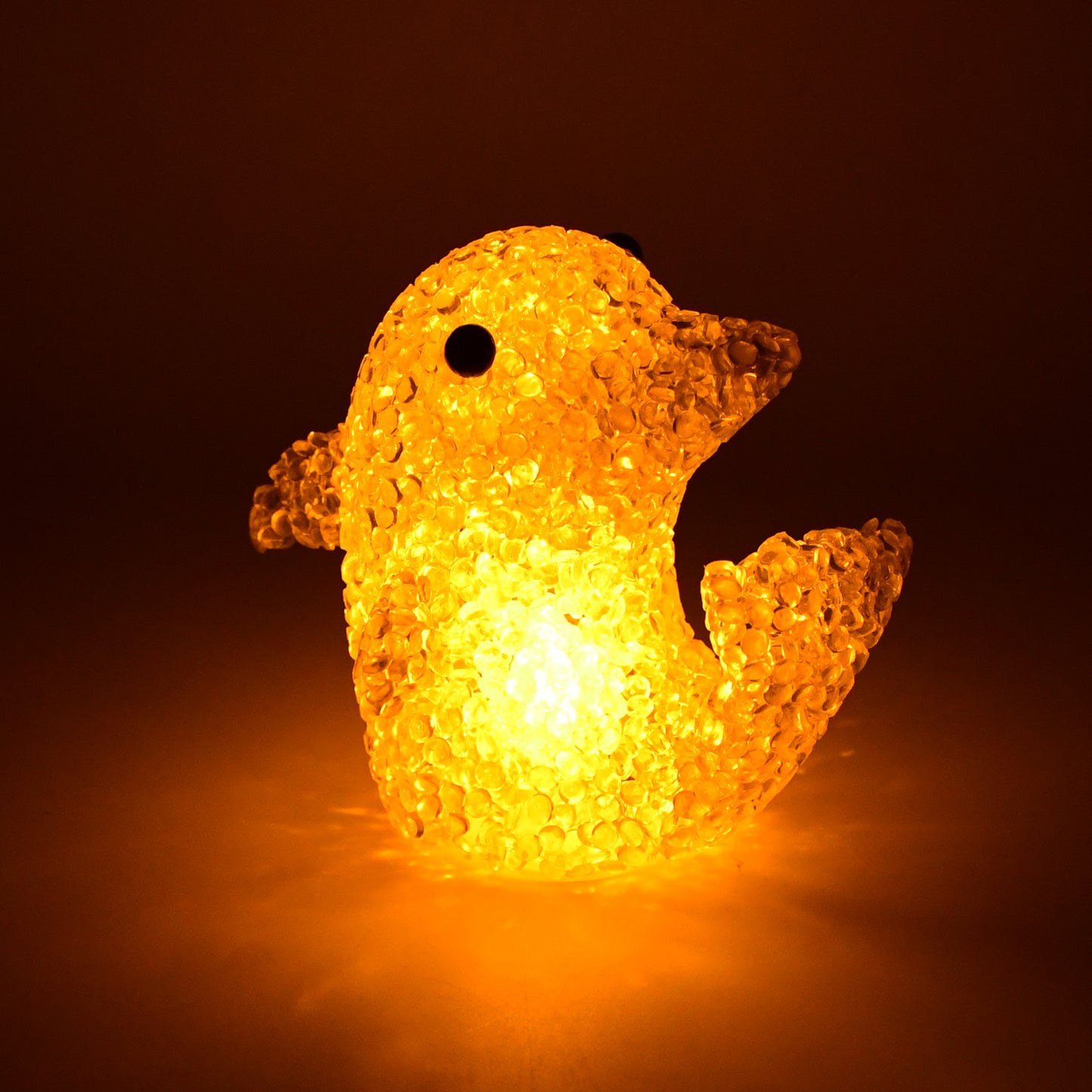 Dolphin Shape Crystal Led Night Light Lamp  Cute Glowing Animal Decorative Light (1 Pc) - Happy Price - Image 3