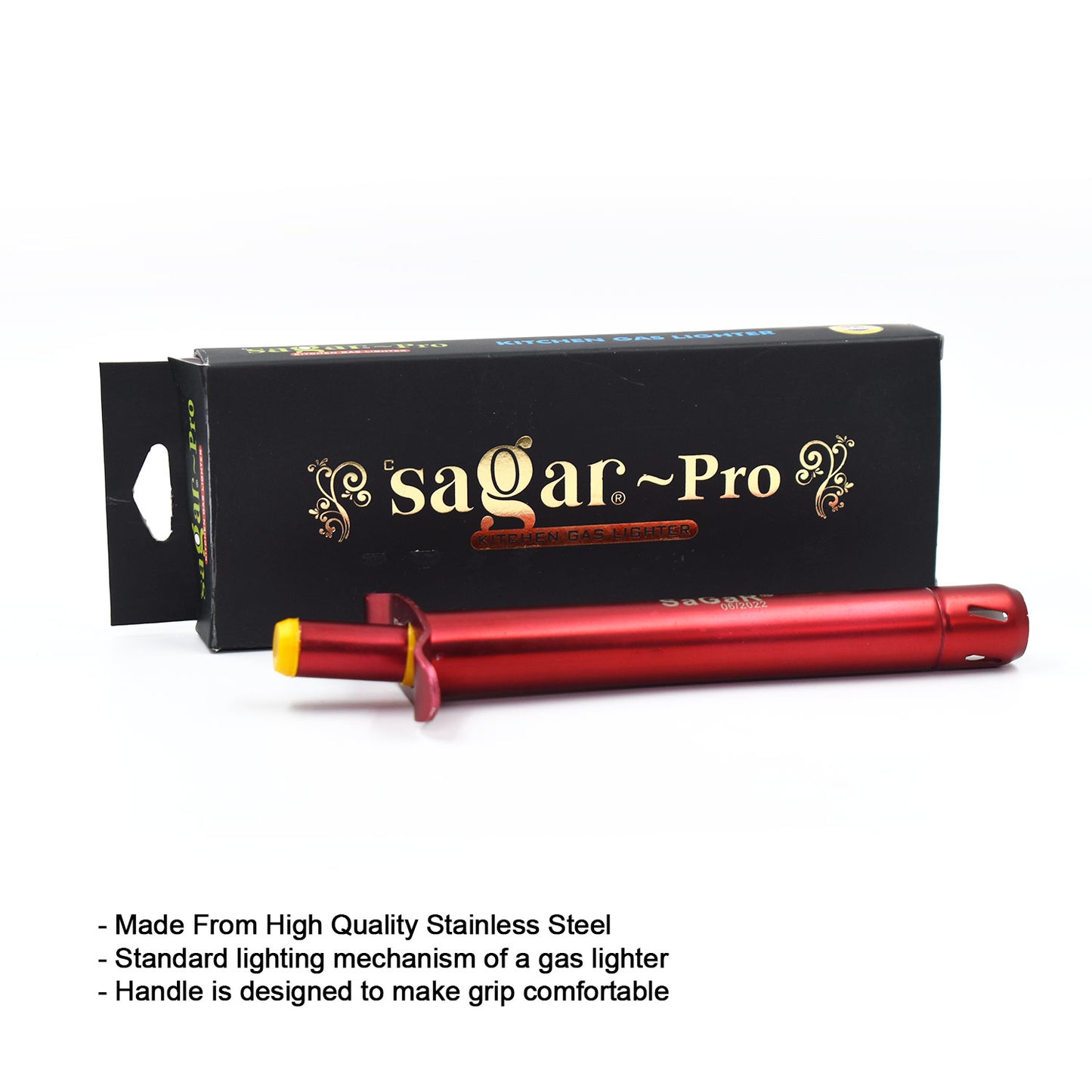 Stainless Steel Gas Lighter - Happy Price - Image 2