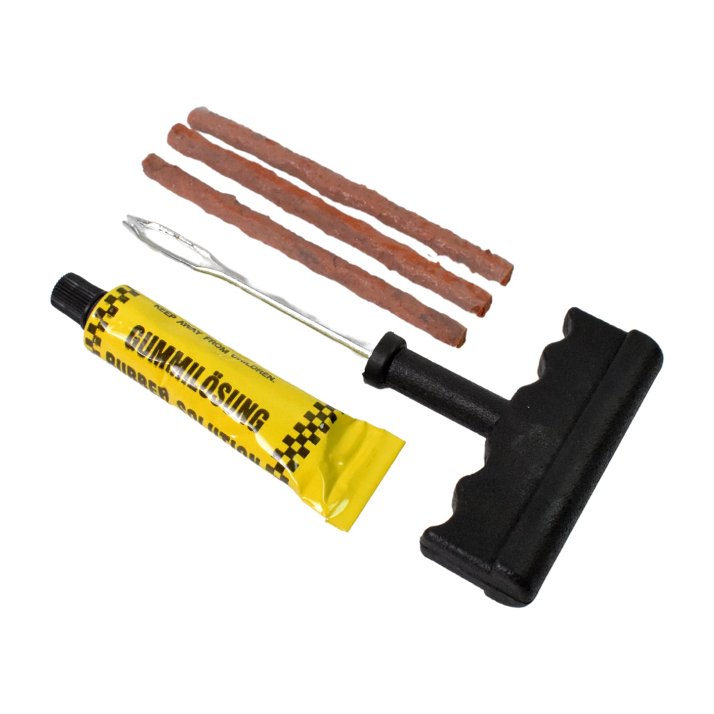 Tyre Puncture Repair Kit With 3 Seal Strips (5 Pcs Set) - Happy Price - Image 5